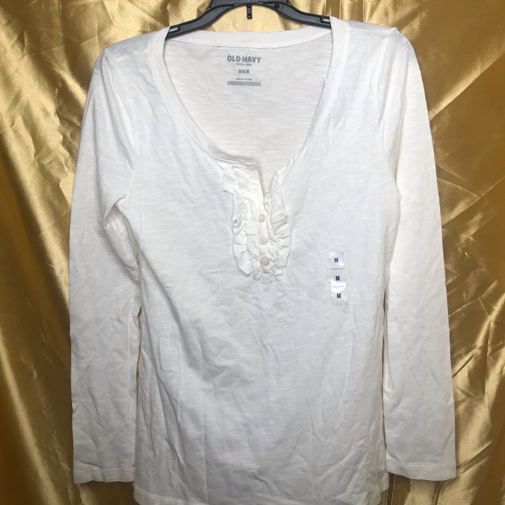 NWT White Old Navy Long Sleeve